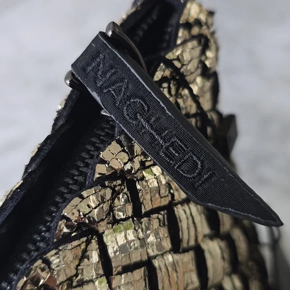 Naghedi Portofino Gold Cosmetic Pouch Large NEW - Picture 2 of 10